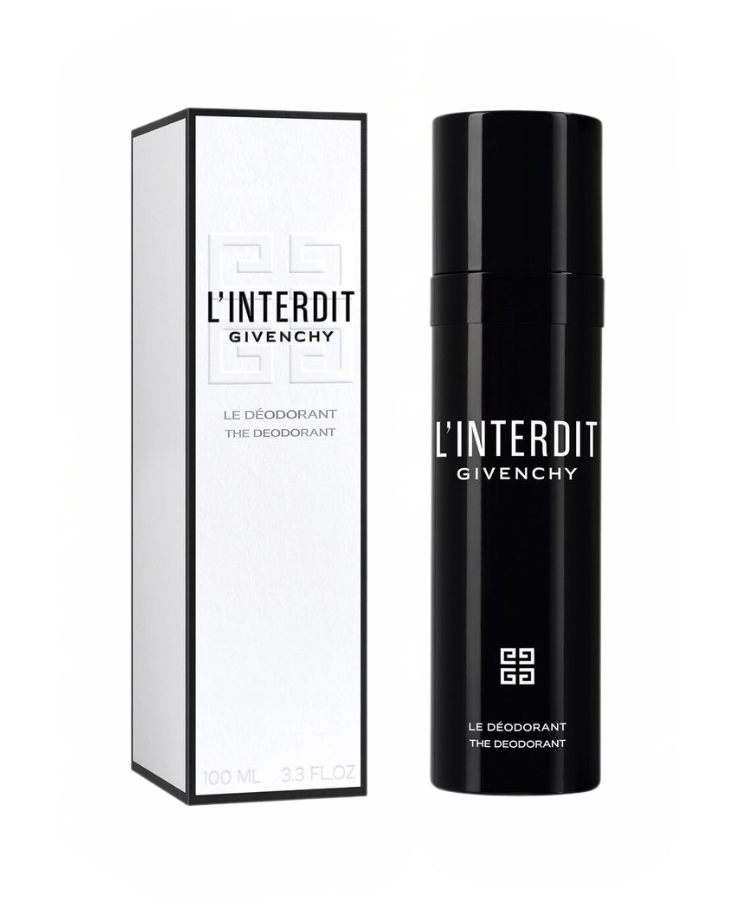 Shop Givenchy L’Interdit The Deodorant for Women, 100 mL. Long-lasting, scented deodorant spray. Free shipping over LKR 6,000 at Arodrops. Limited stock!