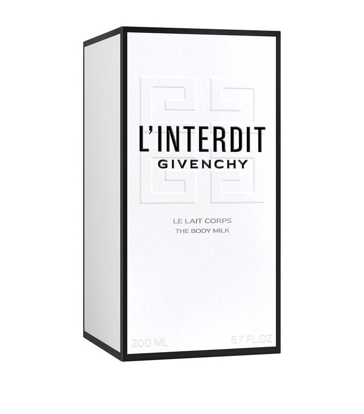 Shop Givenchy L’Interdit Body Milk for Women, 200 mL. Luxurious, hydrating, scented moisturizer. Free shipping over LKR 6,000 at Arodrops. Limited stock!