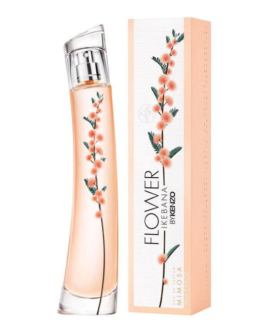 Explore Kenzo FBK Ikebana Mimosa Eau de Parfum at Arodrops. A floral masterpiece in 40ml & 75ml sizes, perfect for elegant, long-lasting wear. Shop now!