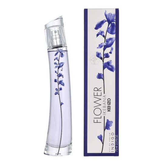 Shop Kenzo Flower by Kenzo Ikebana Indigo EDP for Women, 40 mL / 75 mL. Floral, woody, long-lasting luxury fragrance. Free shipping over LKR 6,000 at Arodrops. Limited stock!