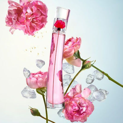 Shop Kenzo Flower Ikebana Poppy Bouquet EDP at Arodrops. Available in 50ml & 100ml. A fresh and modern floral perfume for women. Authentic and long-lasting.