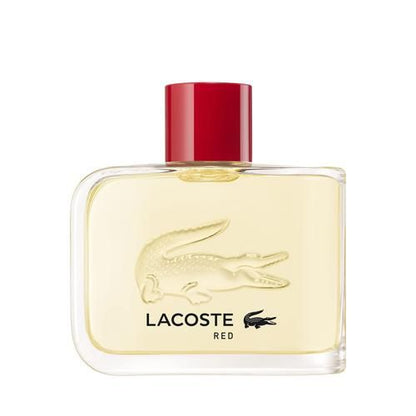 Shop Lacoste Red Eau de Toilette 125ml at Arodrops. A fresh, masculine scent with green apple and woody notes. Authentic and sporty. Available now in Sri Lanka