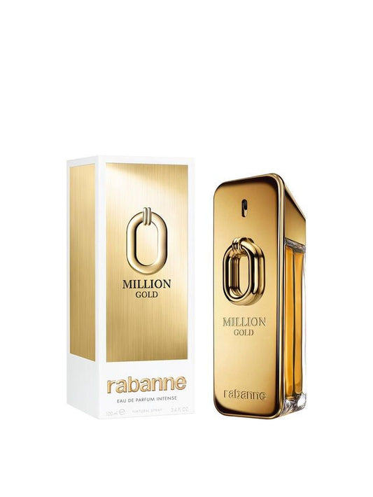 Shop Paco Rabanne Million Gold for Him EDP Intense, 50 mL. Woody, spicy, long-lasting luxury fragrance. Free shipping over LKR 6,000 at Arodrops. Limited stock!