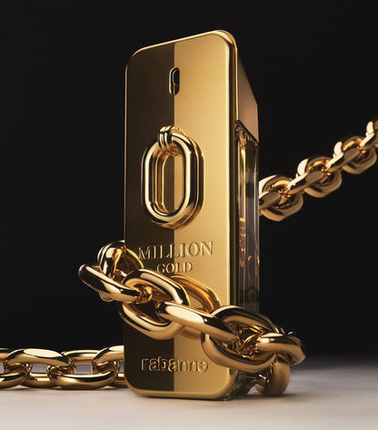 Shop Paco Rabanne Million Gold for Him EDP Intense, 50 mL. Woody, spicy, long-lasting luxury fragrance. Free shipping over LKR 6,000 at Arodrops. Limited stock!